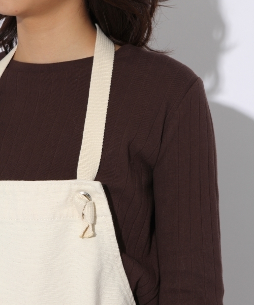 niko and...（ニコアンド）の「オリジナル ニコロゴエプロン（エプロン・レディース・ホワイト/ブラック/ブルー・0）」の9枚目の写真