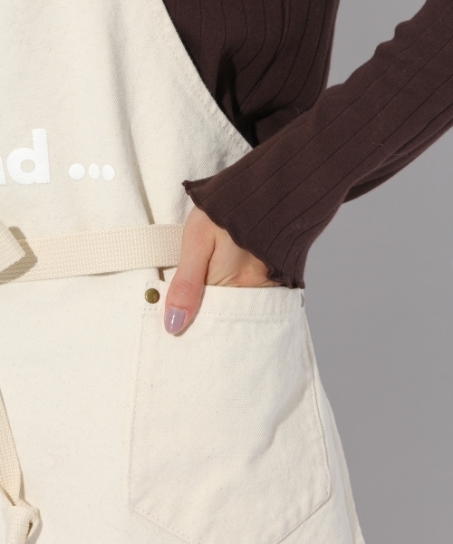 niko and...（ニコアンド）の「オリジナル ニコロゴエプロン（エプロン・レディース・ホワイト/ブラック/ブルー・0）」の11枚目の写真