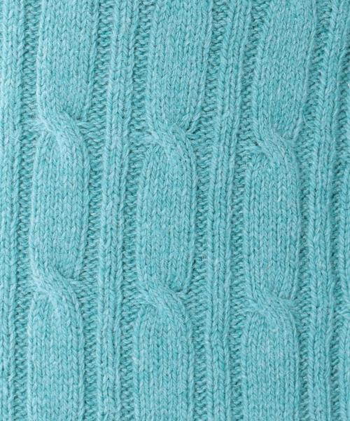 coen（コーエン）の「アンゴラ混ケーブルクルーネックニット（ニット/セーター・レディース・ライトグレー/ベージュ/ライトブルー/ネイビー・LARGE/MEDIUM）」の15枚目の写真