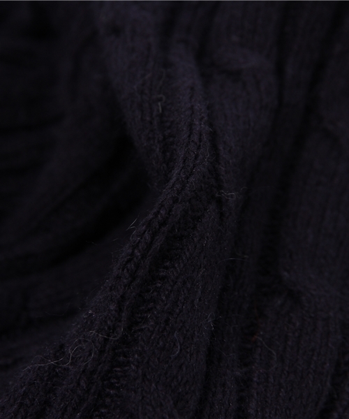 coen（コーエン）の「アンゴラ混ケーブルクルーネックニット（ニット/セーター・レディース・ライトグレー/ベージュ/ライトブルー/ネイビー・LARGE/MEDIUM）」の8枚目の写真