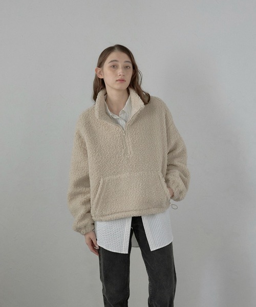 Cornier - ハーフジッププルオーバー 優待価格[EUCLAID]ハーフジップニットプルオーバー | KOBUNSHA