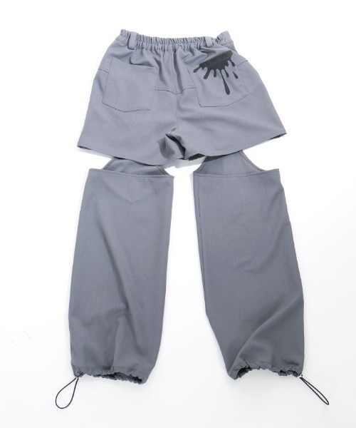 axes femme POETIQUE（アクシーズファムポエティック）の「ベルトデザインセパレートパンツ（その他パンツ・レディース・ブラック/チャコール・MEDIUM）」の18枚目の写真