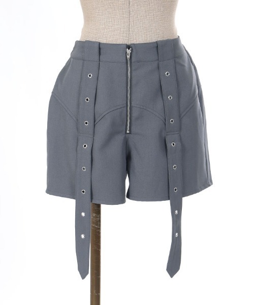 axes femme POETIQUE（アクシーズファムポエティック）の「ベルトデザインセパレートパンツ（その他パンツ・レディース・ブラック/チャコール・MEDIUM）」の20枚目の写真