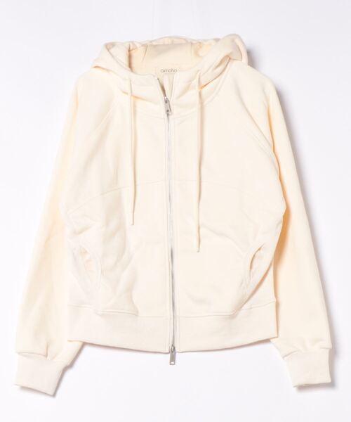 【セール】カジュアル裏起毛フルジップパーカー（パーカー）｜aimoha（アイモハ）