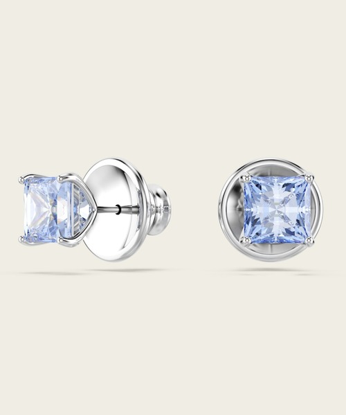 国内直営**SWAROVSKI** Matrix スタッドピアス Giftにも Matrix スタッドピアス, クリスタル・パール, ラウンドカット