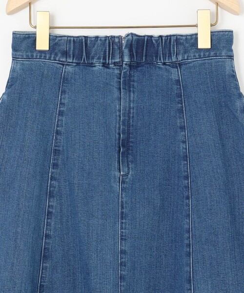 組曲（クミキョク）の「ライトデニム フレアスカート（デニムスカート・レディース・ダルブルー系・2/1/3）」の9枚目の写真
