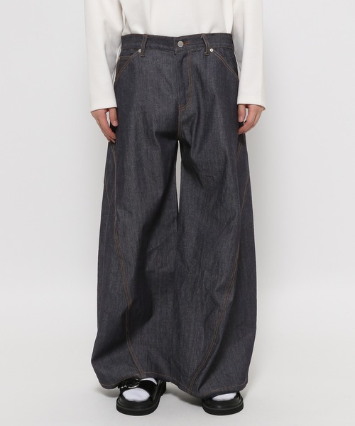 HARE（ハレ）の「【SET UP対応】3ディメンションデニムパンツ(HARE)（デニムパンツ・メンズ・ブラック/グレー/ブルー/ブルー系その他/ブラック系その他/ホワイト/ブルー系その他2/ブラック系その他2/グレー系その他/レッド・SMALL/MEDIUM）」の14枚目の写真