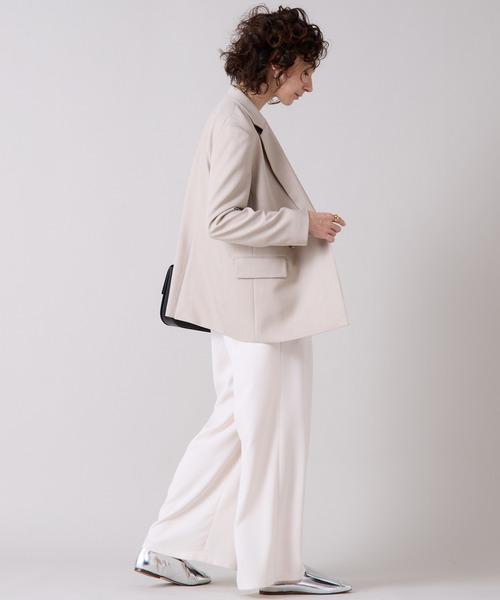 Liesse(リエス)の「テーラードジャケット(その他アウター・レディース・ブラック/グレイッシュベージュ・FREE)」の19枚目の写真