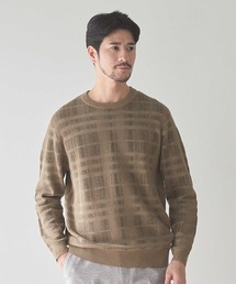 UNION STATION | シャドーチェックニット(ニット/セーター)