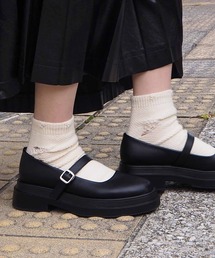 minia（ミニア）の「ぽっくりストラップローファー（ローファー・レディース）」