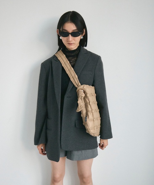 Lutim by u(ルチバイユー)の「Bubble Nylon Shoulder Bag / バブルナイロンショルダーバッグ(トートバッグ・レディース・アイボリー/ベージュ・FREE)」の9枚目の写真