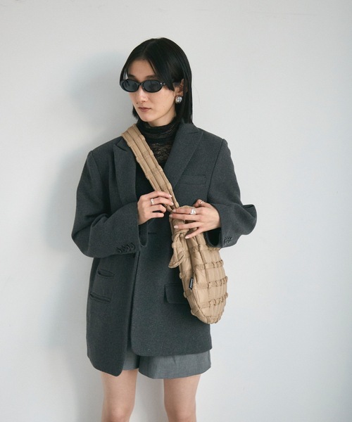 Lutim by u(ルチバイユー)の「Bubble Nylon Shoulder Bag / バブルナイロンショルダーバッグ(トートバッグ・レディース・アイボリー/ベージュ・FREE)」の10枚目の写真