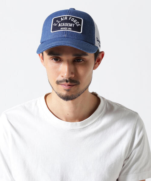 AVIREX（アヴィレックス）の「AIRFORCE LOGO MESHCAP / エアフォース ロゴ メッシュキャップ / AVIREX / アヴィレックス（キャップ・メンズ・ネイビー/ブラック/オリーブ系/その他18・F）」の9枚目の写真