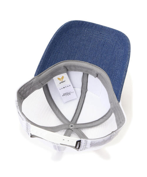 国内発送【AVIREX】AIRFORCE LOGO MESHCAP AVIREX エアフォース ロゴメッシュキャップ カーキ 帽子 AX EX