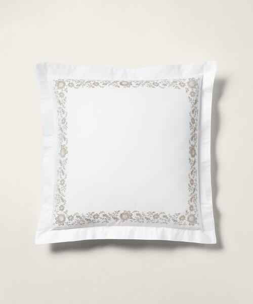 オーガニック コットン Eloise エンブロイダリー ピローシャム