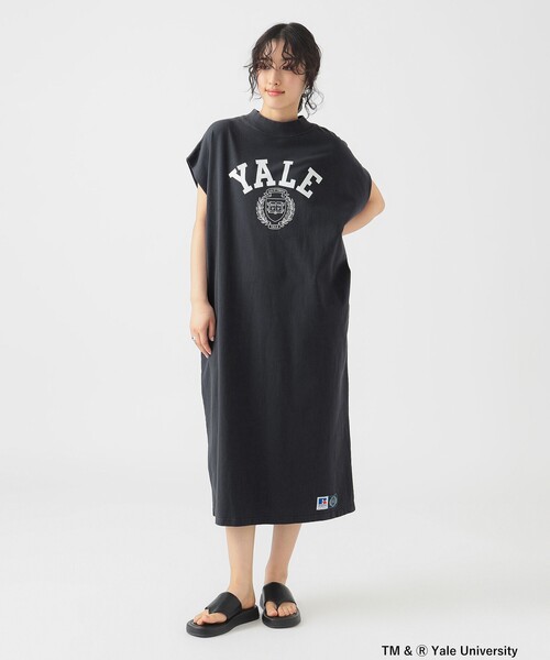 Russell Athletic(ラッセルアスレティック)の「RUSSELL ATHLETIC / スリーブレス ワンピース(S~M)(ワンピース・レディース・チャコールグレー/ネイビー/ライトグレー・MEDIUM/SMALL)」の2枚目の写真