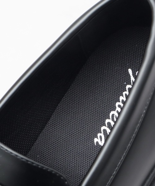 glabella（グラベラ）の「厚底 スクエアトゥ 幅広 コインローファー（ローファー・メンズ・ブラック・L/M/S）」の12枚目の写真