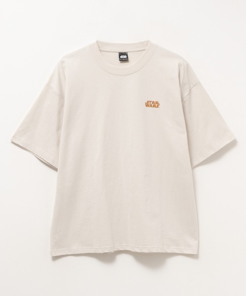 STAR WARS(スターウォーズ)の「STAR WARS スターウォーズ ピグメントライクTシャツ(Tシャツ/カットソー・メンズ・グレー系/スミクロ/アイボリー・XL/L/M)」の4枚目の写真