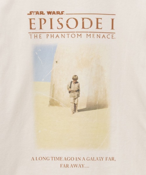 STAR WARS(スターウォーズ)の「STAR WARS スターウォーズ ピグメントライクTシャツ(Tシャツ/カットソー・メンズ・グレー系/スミクロ/アイボリー・XL/L/M)」の7枚目の写真