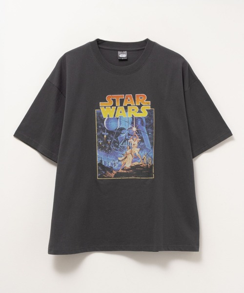 STAR WARS(スターウォーズ)の「STAR WARS スターウォーズ ピグメントライクTシャツ(Tシャツ/カットソー・メンズ・グレー系/スミクロ/アイボリー・XL/L/M)」の8枚目の写真