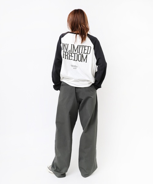RNA(アールエヌエー)の「M2411 RABBIT EARLラグランロンT(Tシャツ/カットソー・レディース・ホワイト/スミクロ/イエロー/ミント/パープル・MEDIUM)」の10枚目の写真