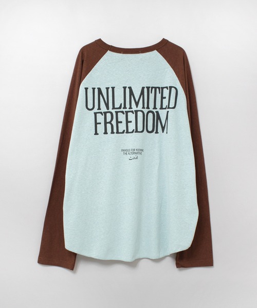 RNA(アールエヌエー)の「M2411 RABBIT EARLラグランロンT(Tシャツ/カットソー・レディース・ホワイト/スミクロ/イエロー/ミント/パープル・MEDIUM)」の18枚目の写真