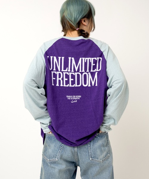 RNA(アールエヌエー)の「M2411 RABBIT EARLラグランロンT(Tシャツ/カットソー・レディース・ホワイト/スミクロ/イエロー/ミント/パープル・MEDIUM)」の20枚目の写真