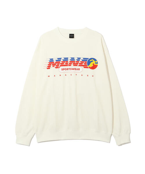 MANASTASH(マナスタッシュ)の「MANASTASH/マナスタッシュ CiTee SWEAT SPORTS/シティスウェット スポーツ(スウェット・メンズ・ブラック/ブルー系その他3/ホワイト・L/M/S/XL)」の15枚目の写真