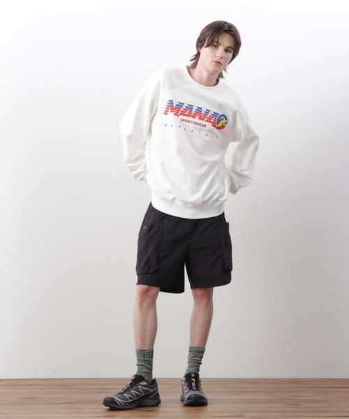 MANASTASH(マナスタッシュ)の「MANASTASH/マナスタッシュ CiTee SWEAT SPORTS/シティスウェット スポーツ(スウェット・メンズ・ブラック/ブルー系その他3/ホワイト・L/M/S/XL)」の16枚目の写真
