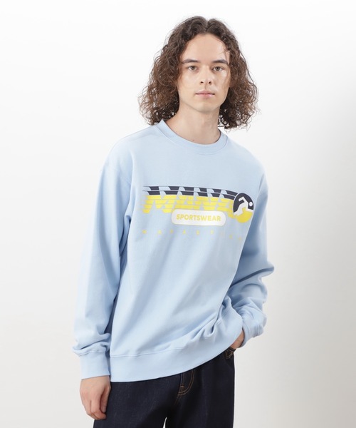 MANASTASH(マナスタッシュ)の「MANASTASH/マナスタッシュ CiTee SWEAT SPORTS/シティスウェット スポーツ(スウェット・メンズ・ブラック/ブルー系その他3/ホワイト・L/M/S/XL)」の3枚目の写真