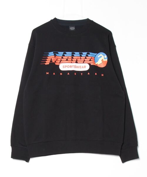 MANASTASH(マナスタッシュ)の「MANASTASH/マナスタッシュ CiTee SWEAT SPORTS/シティスウェット スポーツ(スウェット・メンズ・ブラック/ブルー系その他3/ホワイト・L/M/S/XL)」の8枚目の写真