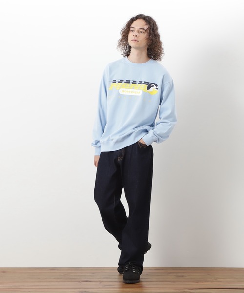 MANASTASH(マナスタッシュ)の「MANASTASH/マナスタッシュ CiTee SWEAT SPORTS/シティスウェット スポーツ(スウェット・メンズ・ブラック/ブルー系その他3/ホワイト・L/M/S/XL)」の11枚目の写真