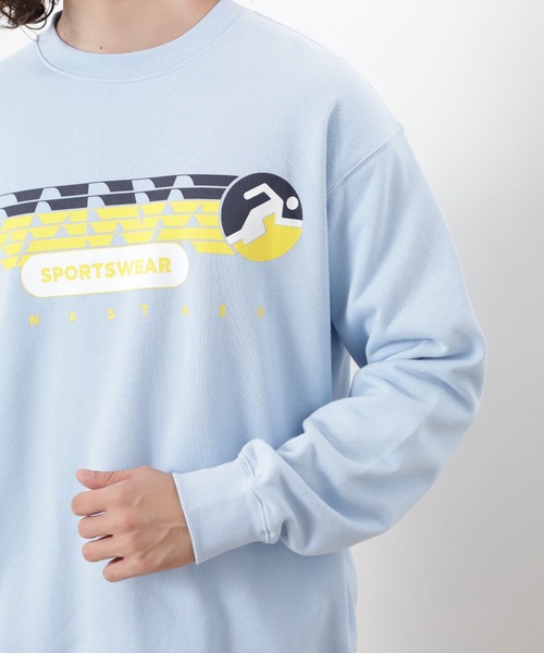 MANASTASH(マナスタッシュ)の「MANASTASH/マナスタッシュ CiTee SWEAT SPORTS/シティスウェット スポーツ(スウェット・メンズ・ブラック/ブルー系その他3/ホワイト・L/M/S/XL)」の6枚目の写真