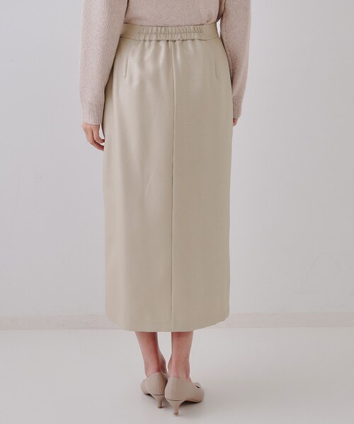 OPAQUE.CLIP（オペークドットクリップ）の「ラメナロースカート【洗濯機洗い可】（スカート・レディース・ベージュ系9/ブラック系5・38/40/42）」の18枚目の写真