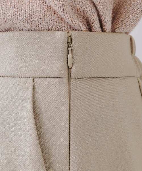 OPAQUE.CLIP（オペークドットクリップ）の「ラメナロースカート【洗濯機洗い可】（スカート・レディース・ベージュ系9/ブラック系5・38/40/42）」の16枚目の写真