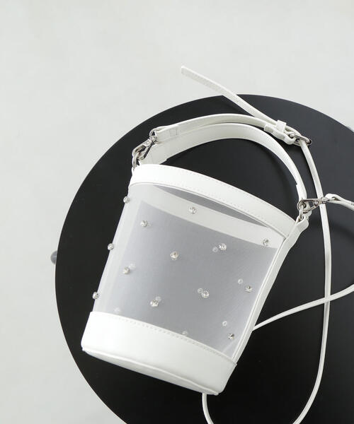 ◇【美人百花4月号掲載】ジュエルチュールバケットバッグ