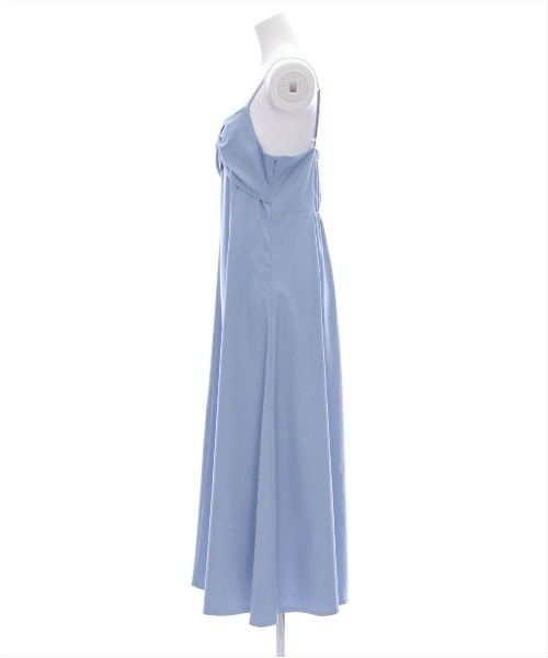 CLEAR BASIC（クリアベーシック）の「【低身長サイズ有】リボンデザインキャミワンピース[大人 可愛い フェミニン]≪SS新作≫（ワンピース・レディース・グレー/ブラック/ブルー・XS/F）」の6枚目の写真