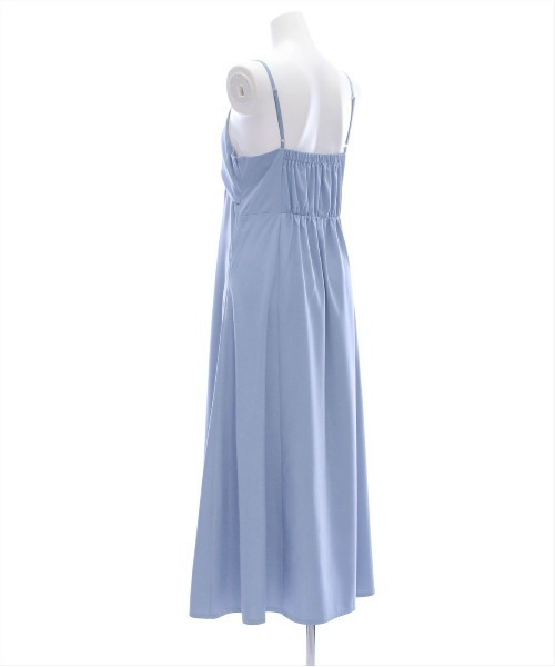 CLEAR BASIC（クリアベーシック）の「【低身長サイズ有】リボンデザインキャミワンピース[大人 可愛い フェミニン]≪SS新作≫（ワンピース・レディース・グレー/ブラック/ブルー・XS/F）」の7枚目の写真