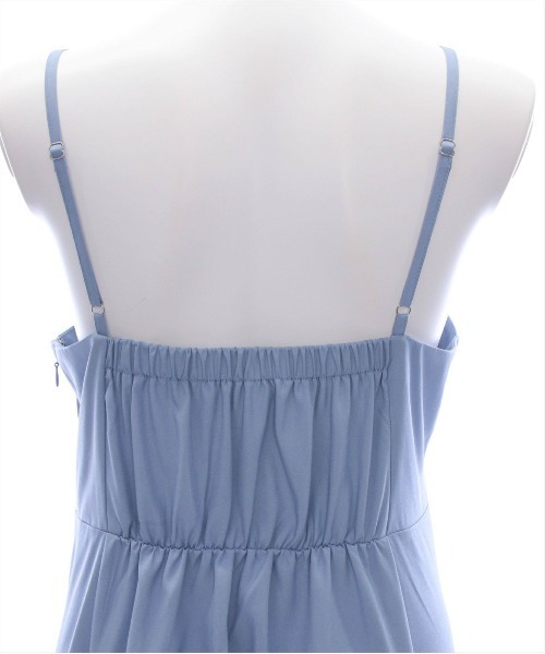CLEAR BASIC（クリアベーシック）の「【低身長サイズ有】リボンデザインキャミワンピース[大人 可愛い フェミニン]≪SS新作≫（ワンピース・レディース・グレー/ブラック/ブルー・XS/F）」の9枚目の写真