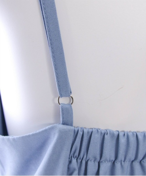 CLEAR BASIC（クリアベーシック）の「【低身長サイズ有】リボンデザインキャミワンピース[大人 可愛い フェミニン]≪SS新作≫（ワンピース・レディース・グレー/ブラック/ブルー・XS/F）」の10枚目の写真