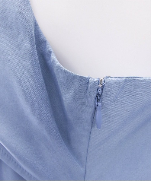 CLEAR BASIC（クリアベーシック）の「【低身長サイズ有】リボンデザインキャミワンピース[大人 可愛い フェミニン]≪SS新作≫（ワンピース・レディース・グレー/ブラック/ブルー・XS/F）」の11枚目の写真