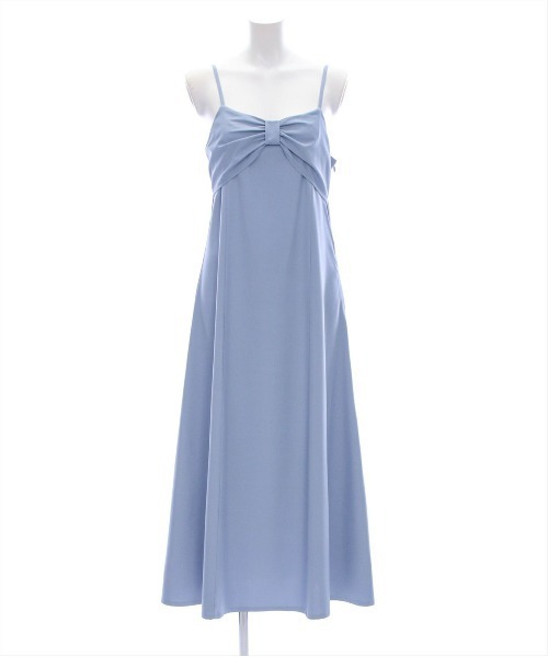 CLEAR BASIC（クリアベーシック）の「【低身長サイズ有】リボンデザインキャミワンピース[大人 可愛い フェミニン]≪SS新作≫（ワンピース・レディース・グレー/ブラック/ブルー・XS/F）」の16枚目の写真