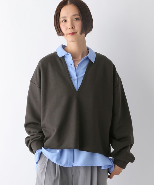 そー様 セール】深Vネックプルオーバー 289456（Tシャツ/カットソー