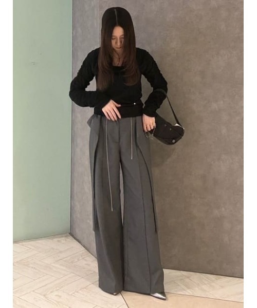 SLEEVE GATHER CUT トップス（Tシャツ/カットソー）｜LAGUA GEM