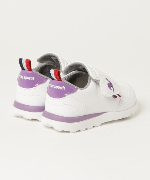 le coq sportif(ルコックスポルティフ)の「ラ セギュール F / LA SEGUR F(スニーカー・キッズ・ホワイト×ブルー/ホワイト×パープル・16.5cm/17.5cm/14.5cm/15.5cm/13.5cm/15.0cm/16.0cm/17.0cm/18.0cm/14.0cm/13.0cm)」の3枚目の写真