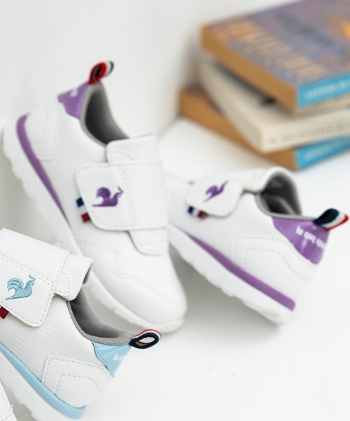 le coq sportif(ルコックスポルティフ)の「ラ セギュール F / LA SEGUR F(スニーカー・キッズ・ホワイト×ブルー/ホワイト×パープル・16.5cm/17.5cm/14.5cm/15.5cm/13.5cm/15.0cm/16.0cm/17.0cm/18.0cm/14.0cm/13.0cm)」の21枚目の写真