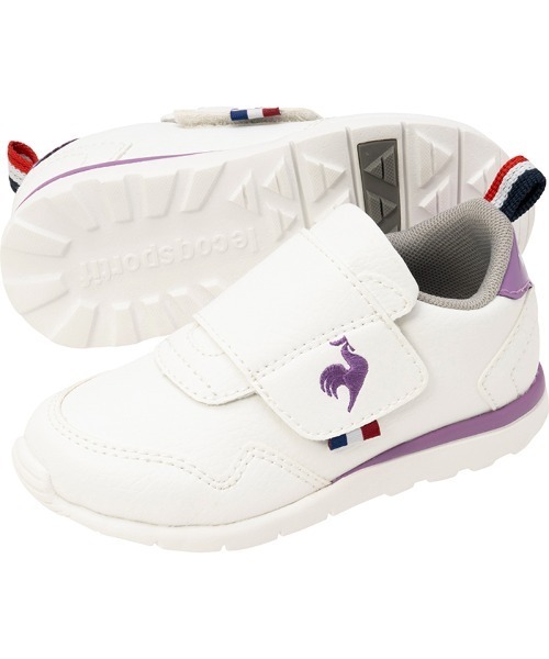 le coq sportif(ルコックスポルティフ)の「ラ セギュール F / LA SEGUR F(スニーカー・キッズ・ホワイト×ブルー/ホワイト×パープル・16.5cm/17.5cm/14.5cm/15.5cm/13.5cm/15.0cm/16.0cm/17.0cm/18.0cm/14.0cm/13.0cm)」の7枚目の写真