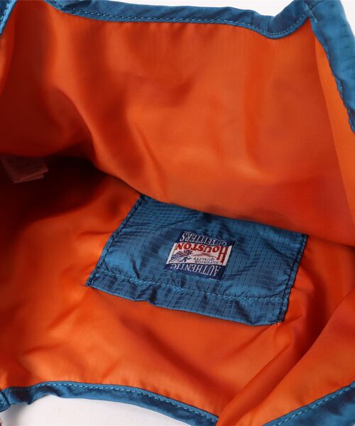HOUSTON(ヒューストン)の「HOUSTON(ヒューストン)NYLON MARKET BAG/猫刺繍ナイロンマーケットバッグ レディース メンズ ユニセックス(トートバッグ・レディース・オリーブ/ブルー系その他/ピンク/ライトピンク/ダークグリーン/イエロー・FREE)」の7枚目の写真