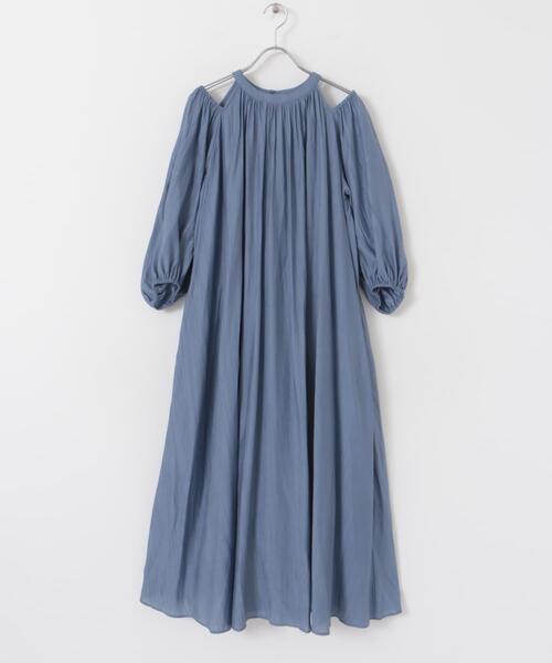 セール】リネンライク2wayオフショルワンピース（ワンピース）｜URBAN