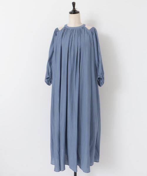 【極美品】マイラン 2WAYオフショルダーワンピース リネン 近年モデル S 30％OFF】MAO MADE（マオメイド） リネン チェック＆ストライプ